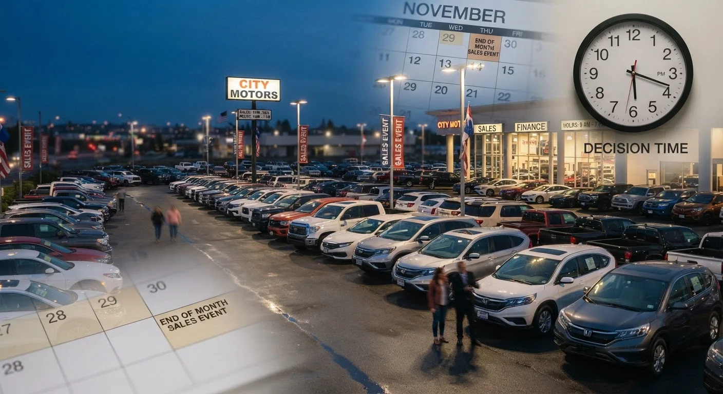 Car Buying Timing: What Actually Affects the Price You Pay