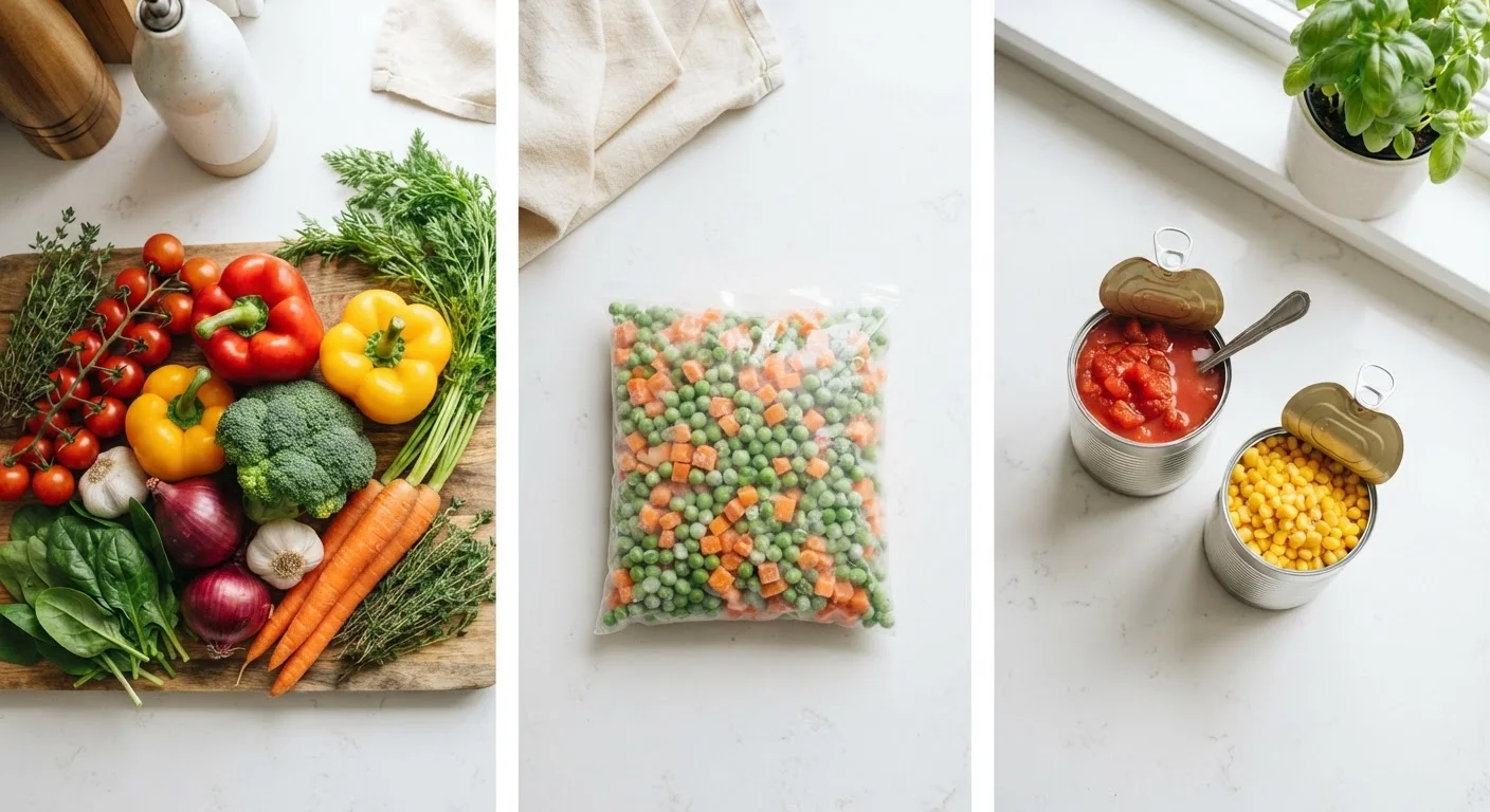 Frozen vs. Fresh vs. Canned: Which Form of Produce Offers More Nutrition?