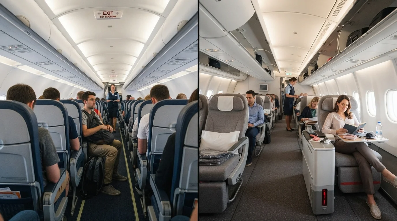 Low-Cost Carrier vs. Legacy Airline on a Budget Trip