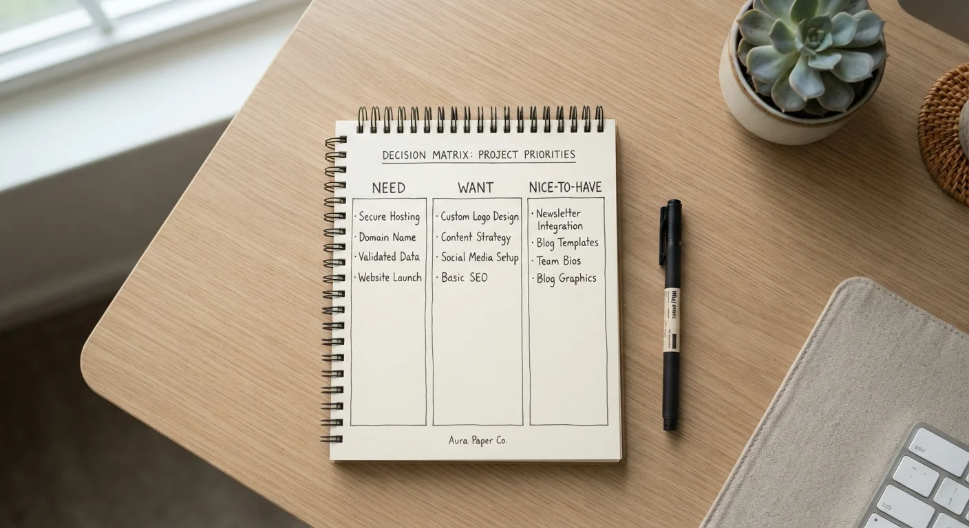 Need vs. Want vs. Nice-to-Have: A Tiered Framework for Budget Decisions