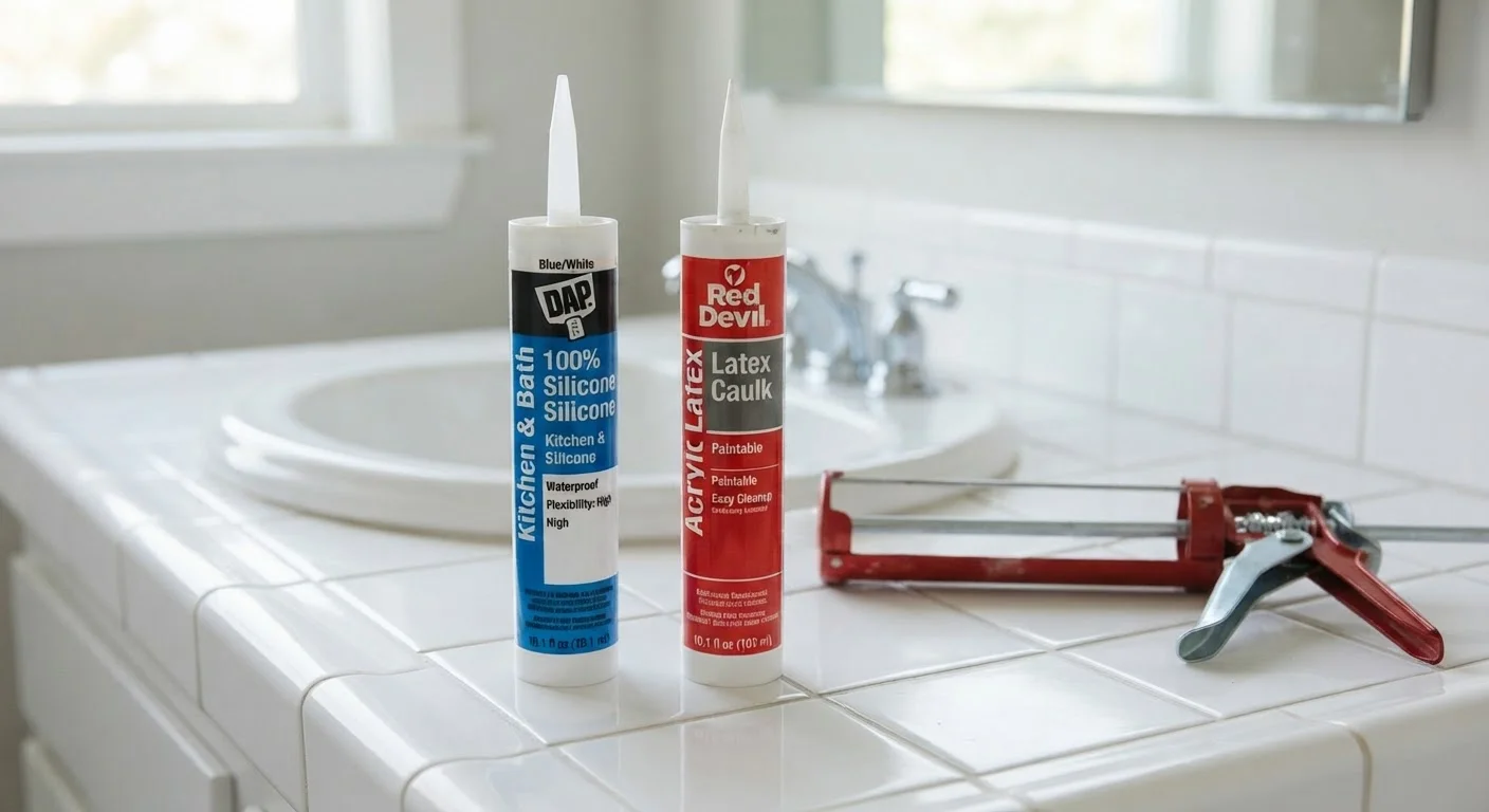 Silicone vs. Latex Caulk: Picking the Right Sealant for Each Job
