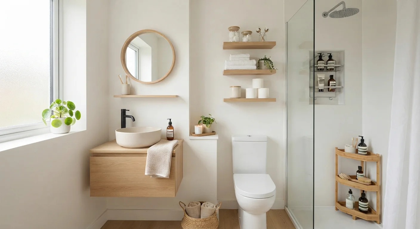 Small Bathroom, Serious Clutter: Organizing Strategies That Actually Fit the Space