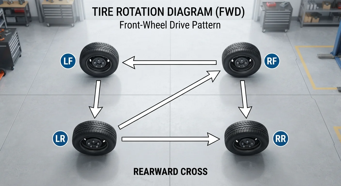 Tire Rotation Patterns and Why the Sequence Actually Matters