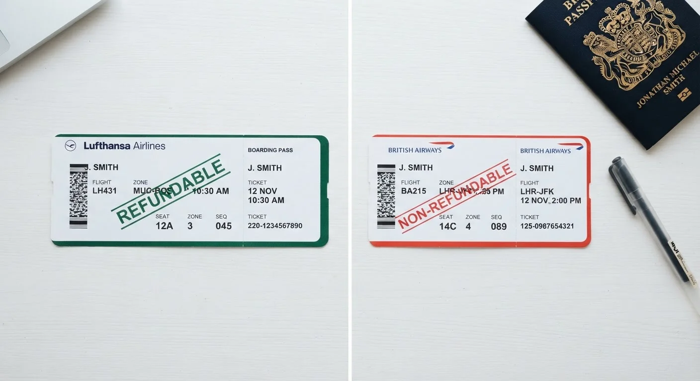 What Refundable vs. Non-Refundable Airfare Actually Means